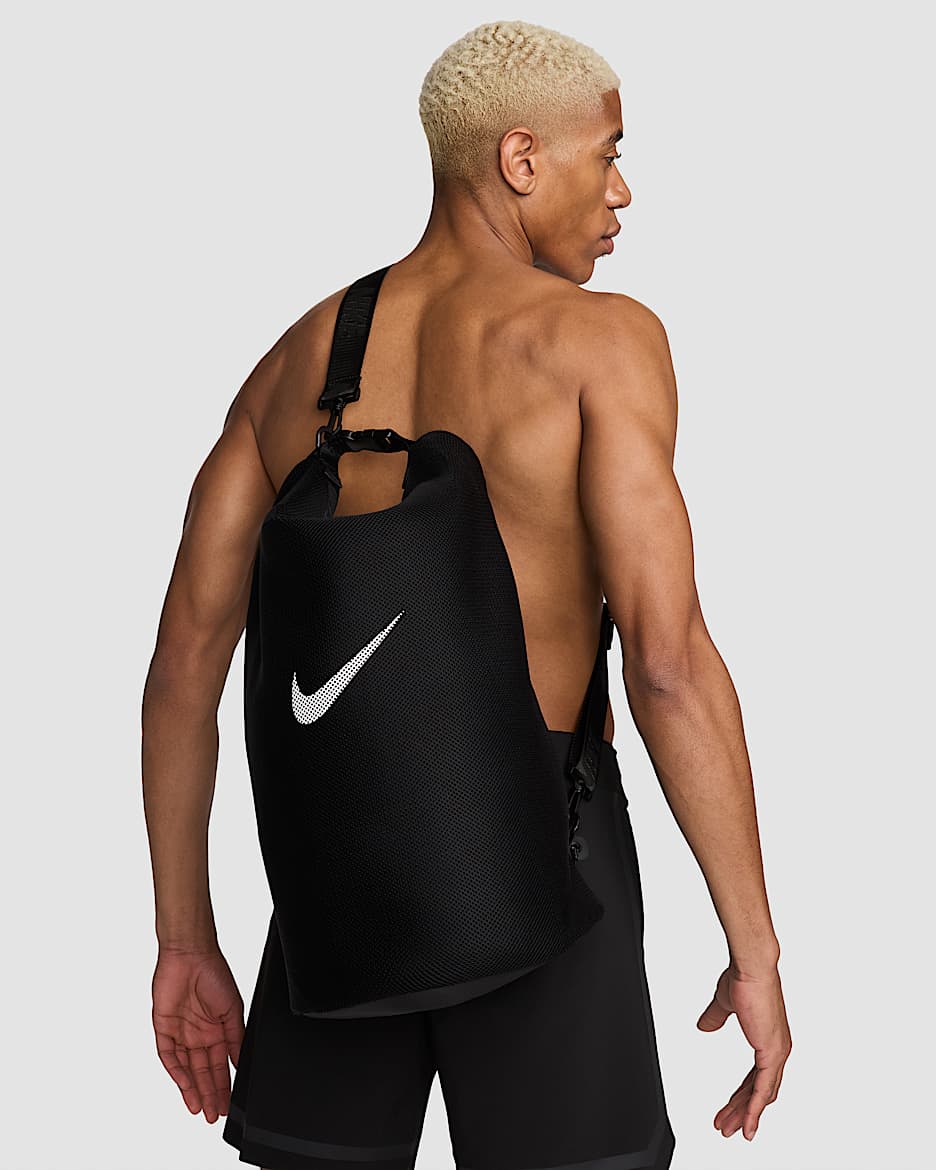Nike mesh sling backpack discount